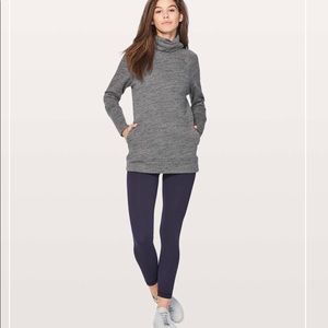 Lululemon To You Tunic in heathered core dark grey